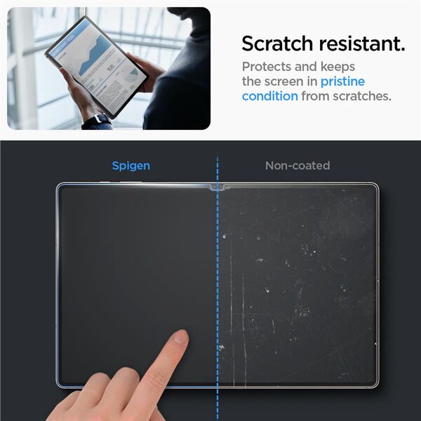 Spigen Spigen Glass tR EZ Fit 1 Pack - Samsung Galaxy Tab S9 Ultra