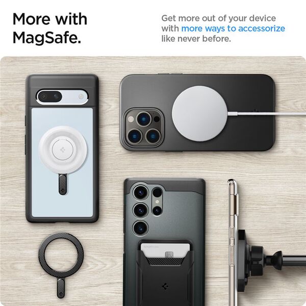 Spigen Spigen OneTap Ring Magnetic Plate, carbon