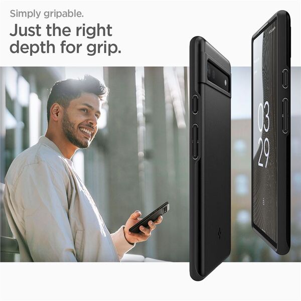 Spigen SPIGEN THIN FIT GOOGLE PIXEL 6A BLACK