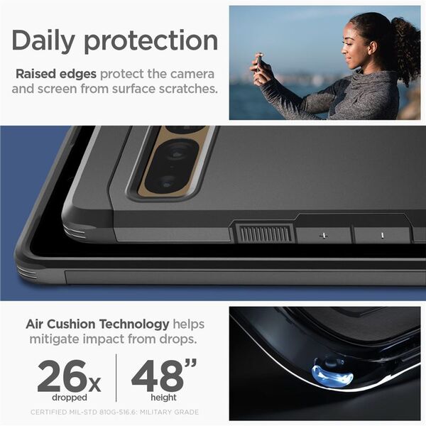 Spigen Spigen Tough Armor θήκη για Google Pixel 7 Pro μαύρο
