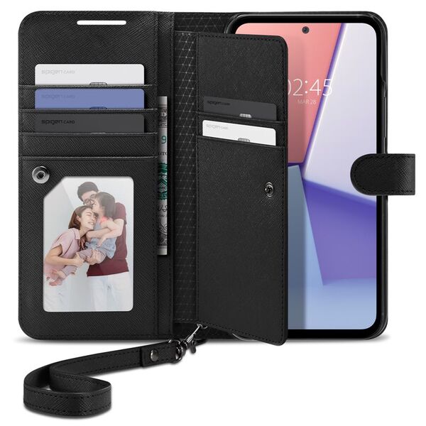 Θήκη Spigen Spigen Wallet S Plus για Samsung Galaxy A54 5G Black 12772888 8809896742559
