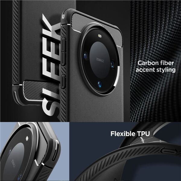 Spigen Spigen Rugged Armor, μαύρο - Huawei Mate 60 Pro