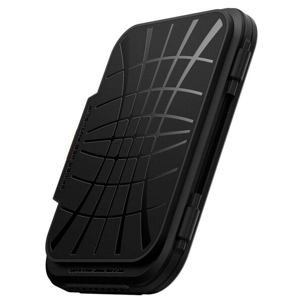 Spigen Spigen iPhone Lock Fit Πορτοφόλι με MagSafe, μαύρο