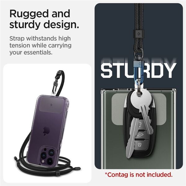 Spigen Spigen Crossbody Strap, black
