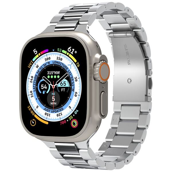 Spigen Spigen Modern Fit 316L Band, silver - Apple Watch 49mm/45mm/44mm/42mm