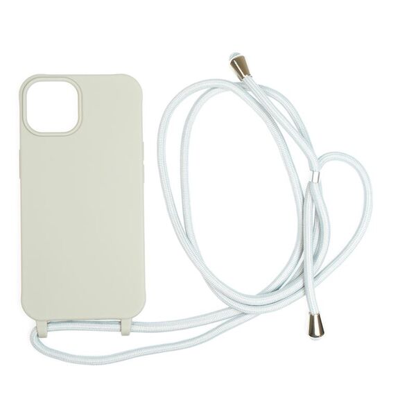 Mobile Origin Θήκη με Λουράκι Ανοιχτό Γκρι - iPhone 14