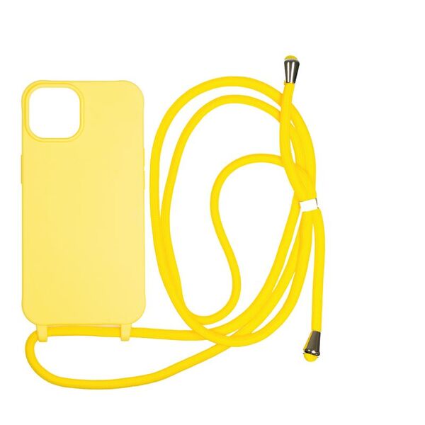 Mobile Origin Θήκη με Λουράκι Κίτρινο - iPhone 14