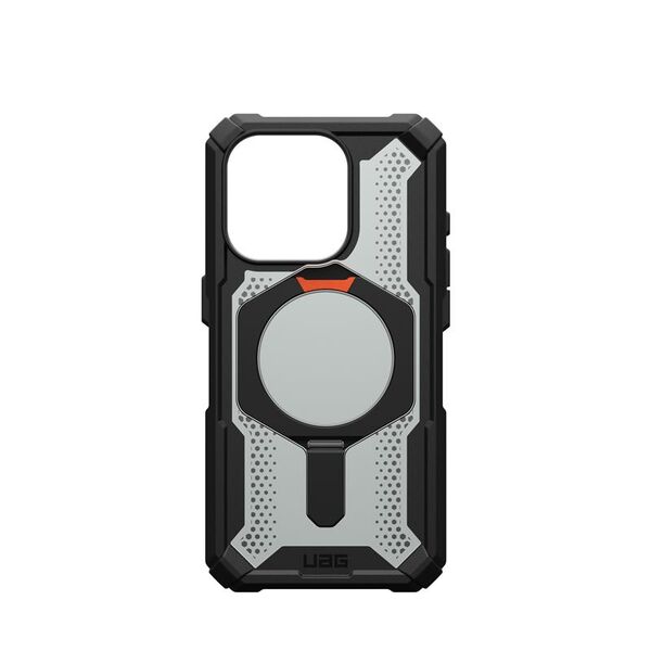 UAG UAG Plasma XTE Kickstand - προστατευτική θήκη για iPhone 15 Pro συμβατή με MagSafe (μαύρο πορτοκαλί)