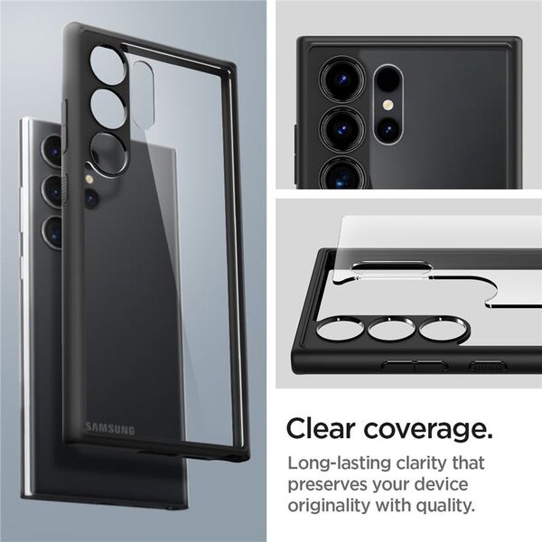 Spigen Spigen Ultra Hybrid, matte black - Samsung Galaxy S24 Ultra