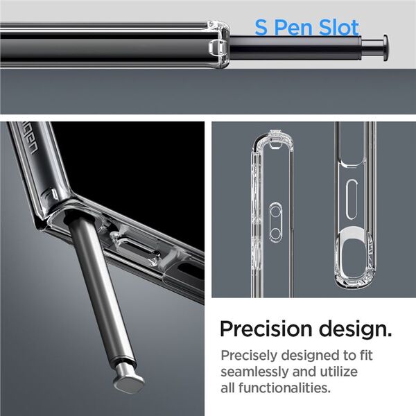 Spigen Spigen Ultra Hybrid OneTap Metal Ring MagSafe, λευκό - Samsung Galaxy S24 Ultra