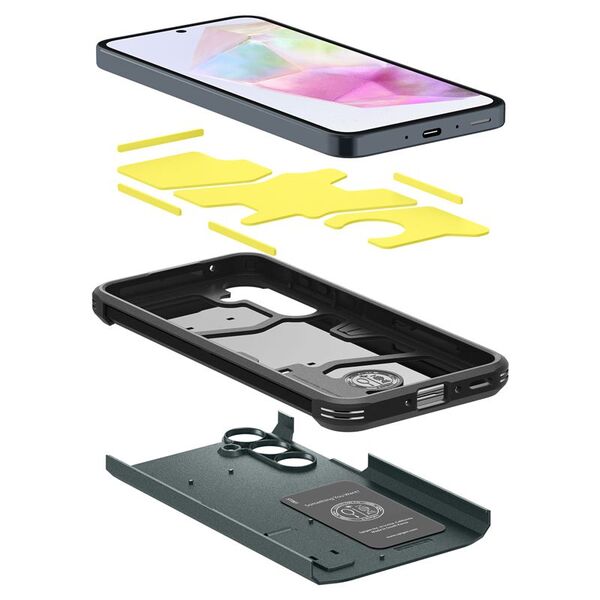 Spigen Spigen Tough Armor, abyss green - Samsung Galaxy A35