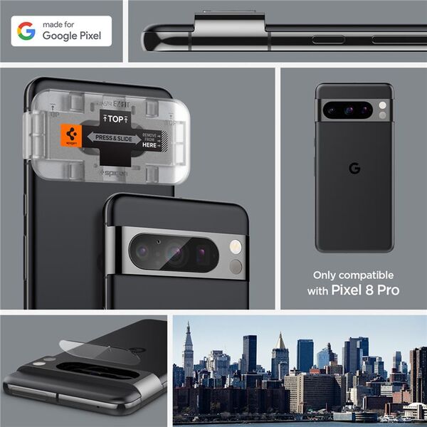 Spigen Spigen Glass tR EZ Fit Optik 2 Pack, crystal clear - Google Pixel 8 Pro