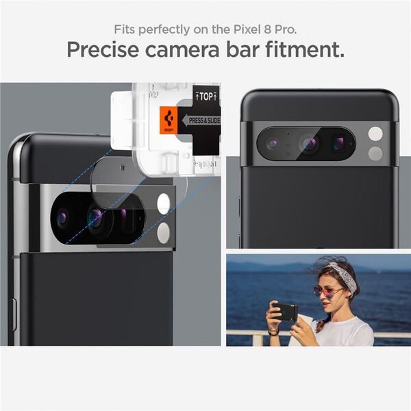 Spigen Spigen Glass tR EZ Fit Optik 2 Pack, crystal clear - Google Pixel 8 Pro