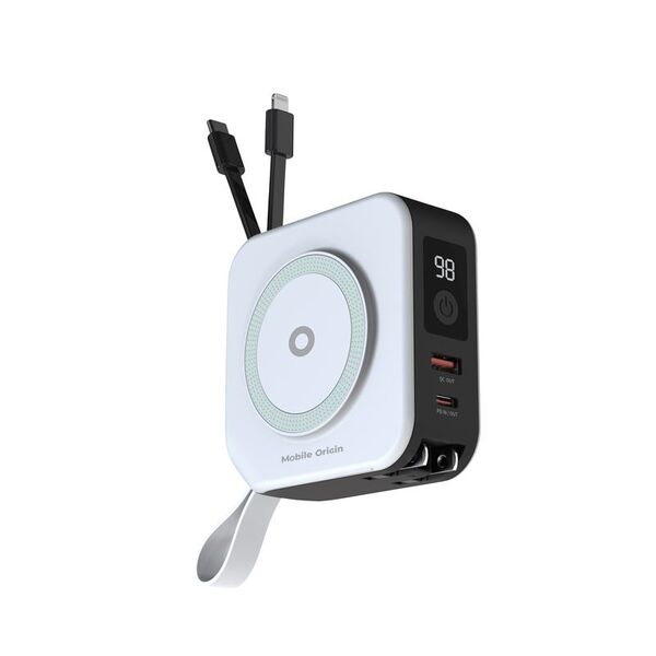 Φορητός Φορτιστής Mobile Origin Travel Charger 10000mAh Λευκό