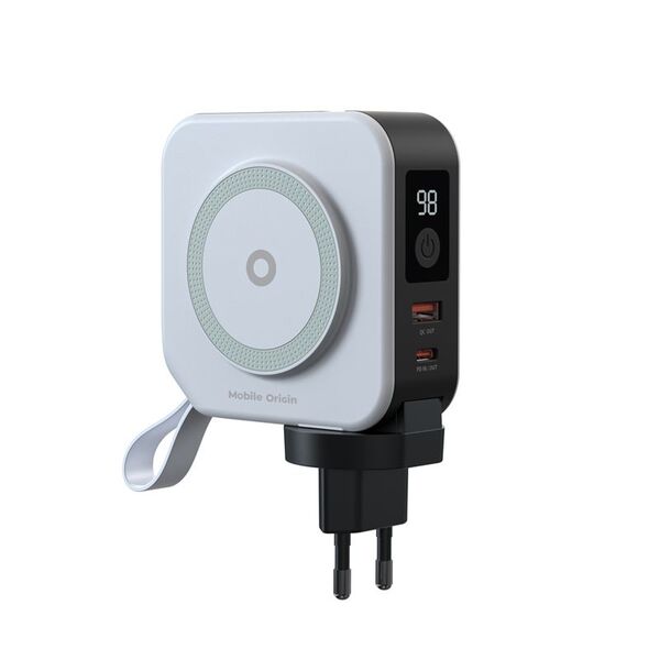 Φορητός Φορτιστής Mobile Origin Travel Charger 10000mAh Λευκό