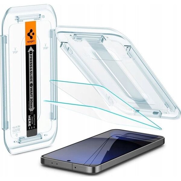 Spigen TEMPERED GLASS SPIGEN GLAS.TR ”EZ FIT” 2-PACK GALAXY S24 FE CLEAR