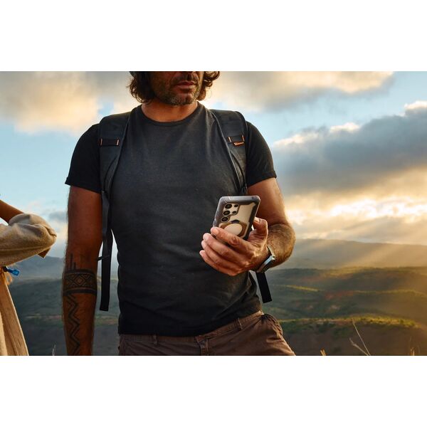 UAG Plasma XTE Magnet - προστατευτική θήκη για το Samsung Galaxy S25 Ultra 5G με ενσωματωμένη μαγνητική μονάδα (ash/titanium)