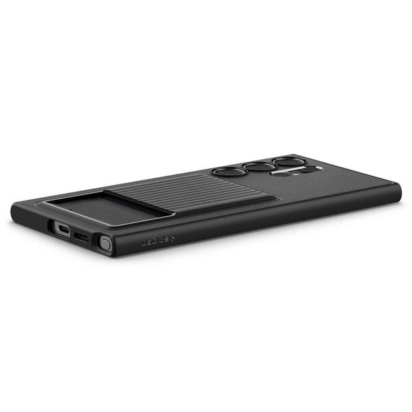 Spigen Spigen Liquid Slot, μαύρο ματ - Samsung Galaxy S24 Ultra