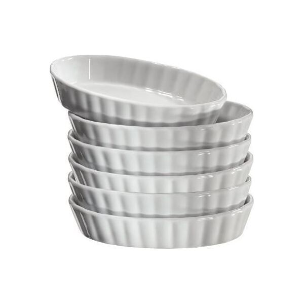 Kuchenprofi Naczynie Kuchenprofi Burgund do crme brle, 14x8,5x2,5 cm, 6 szt.