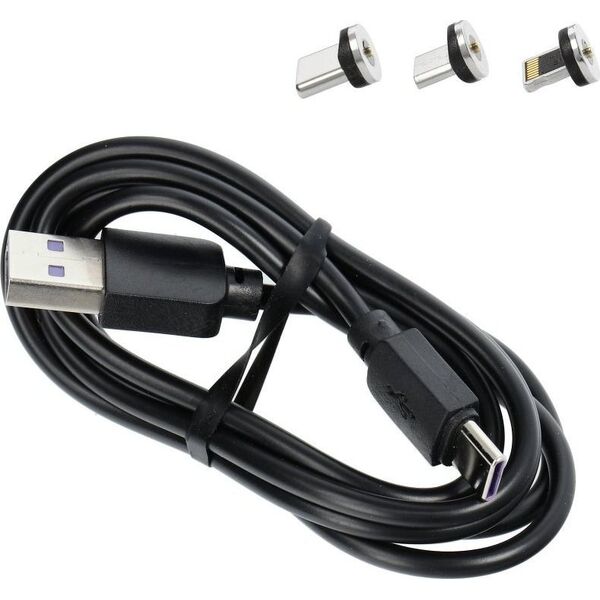 ForCell Uchwyt z ładowaniem indukcyjnym automatyczny + adapt. magnetyczne FORCELL HS1 Qi 15W czarny