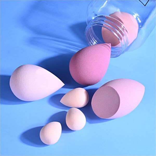 eCarla ECARLA ZESTAW GB06R 7 gąb. d/makij. ROSE CREAM DUO