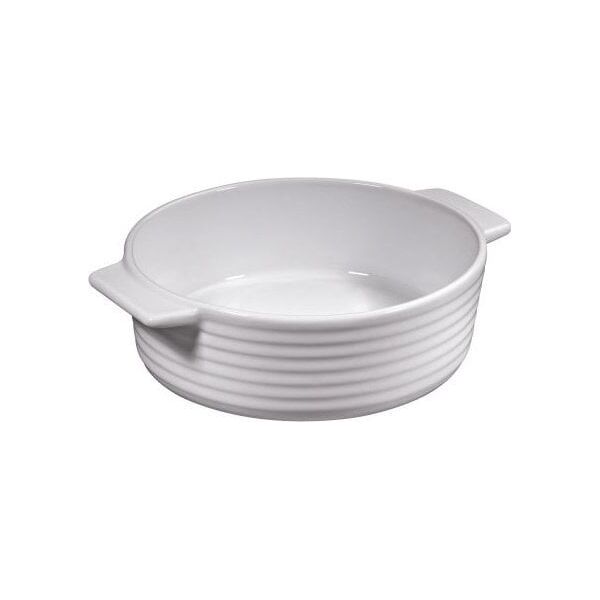 Kuchenprofi Brytfanna porcelanowa, okrągła, śred. 16 x 5 cm, 0,7 l, biała / Kuchenprofi