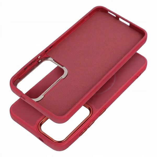 Θήκη FRAME MAG COVER συμβατή με MagSafe για SAMSUNG S25 magenta