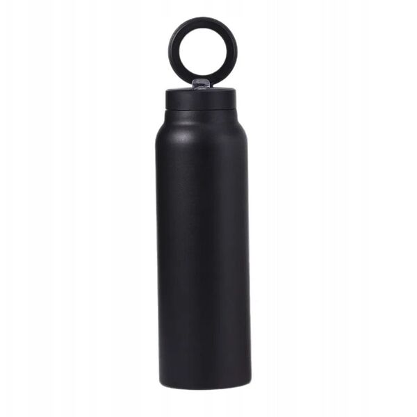 Butelka / bidon na wodę metal z uchwytem kompatybilnym z Magsafe 950ml czarny