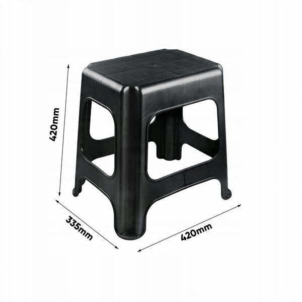Σκαμπό "Maxi" Max 41x33 5x42 5cm γραφίτης αιχμηρός 4052396013665