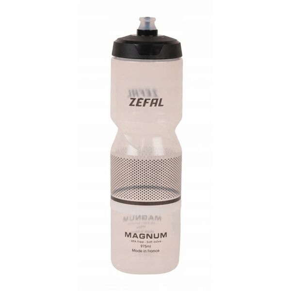 ZÉFAL Water bottle Magnum (Soft-Cap) 975ml Translucent (black)