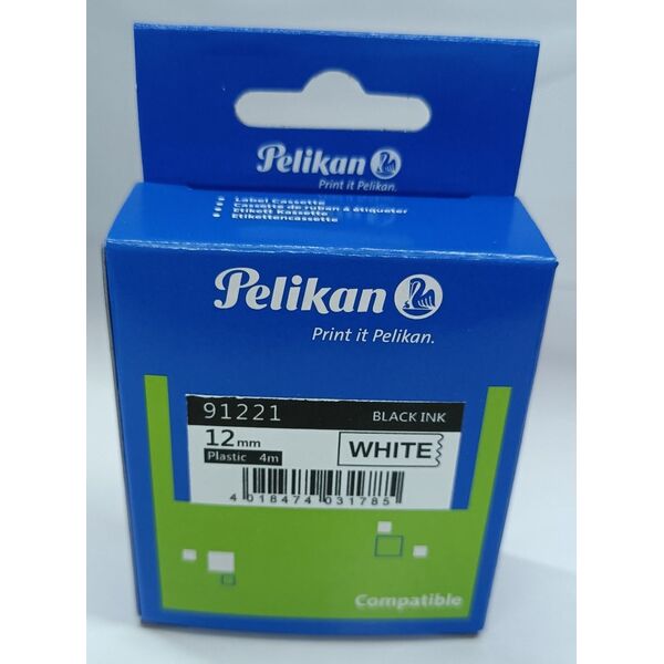 Ταινία εκτύπωσης Pelikan 91221 για DYMO μαύρο σε λευκό συμβατό