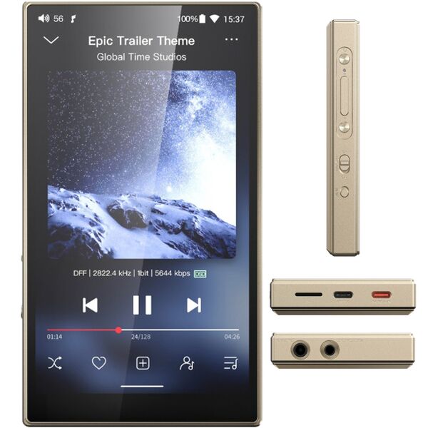 FiiO M21 - Titanium gold - Φορητή συσκευή αναπαραγωγής ήχου