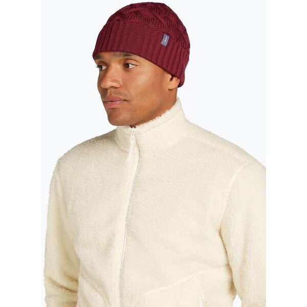 Χειμερινό σκουφάκι Icebreaker Merino Cable Knit Beanie - port