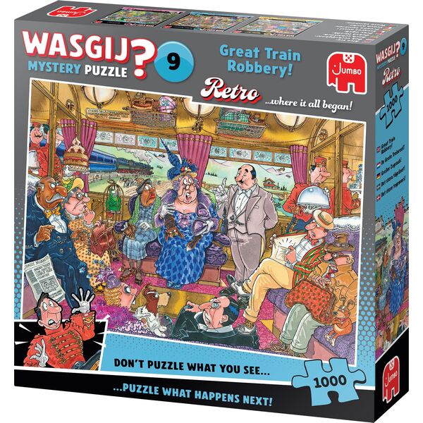 Wasgij - Retro Mystery - #9 Great Train Robbery! (1000 pieces) (1110100504)