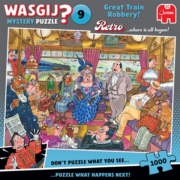Wasgij - Retro Mystery - #9 Great Train Robbery! (1000 pieces) (1110100504)