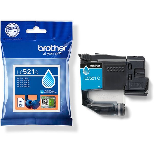 Brother LC521C | Μελανοδοχεία | Κυανό