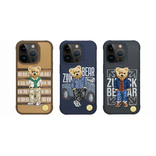 ZUCK BEAR futerał SAN FRANCISCO FORTUNE do IPHONE 15 Pro Max golden state bear