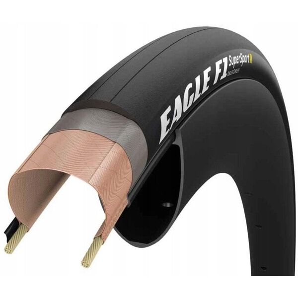 Opona GOODYEAR - Eagle F1 SuperSport R Tube Type 700x25/25-622 k. Blk/Tan