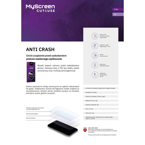 MyScreen Protector MyScreen CUT&USE foil 13" antiCRASH 4.0