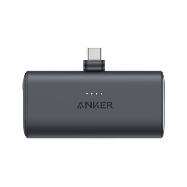 Anker Nano Power Bank Built-In with USB-C Connector | A1653H11 | 5000 mAh | Μαύρο