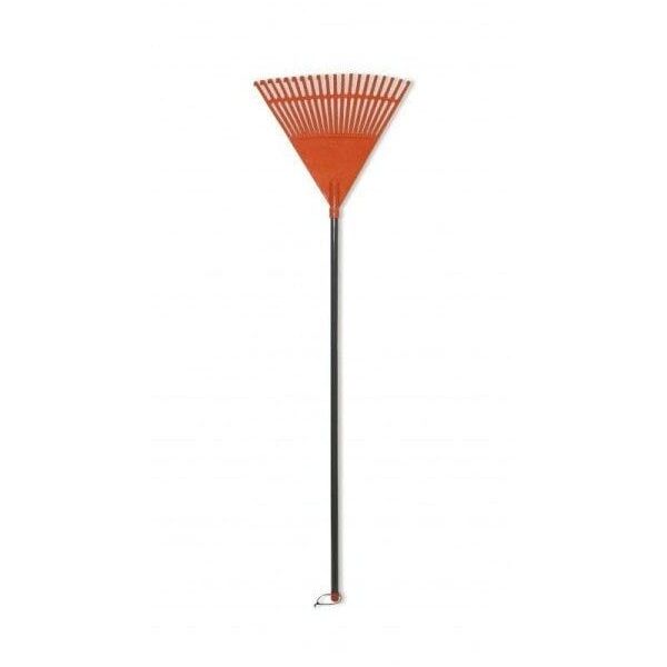 Leaf rake with handle orange 45cm (20 branches) 0927006