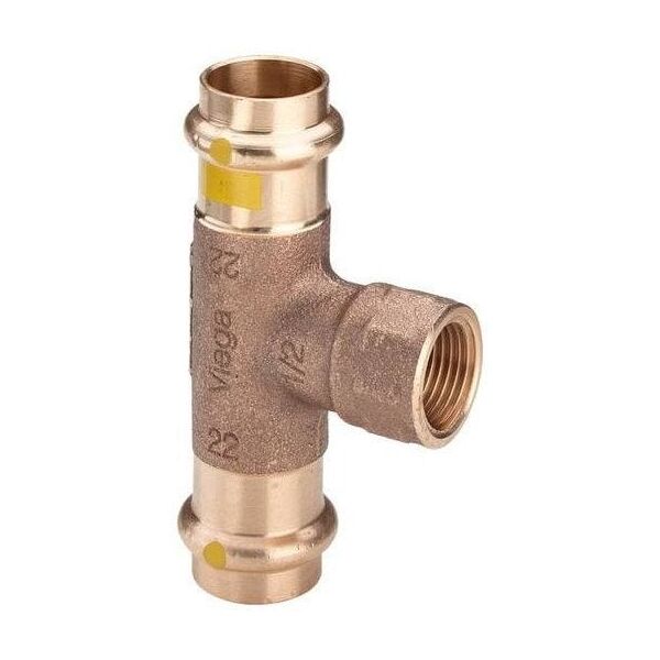 Τρίοδη σύνδεση SC 22 x 3/4 x 22 μπρούντζος / (αέριο) γυαλιστερήΣύνδεσμος για σωλήνες