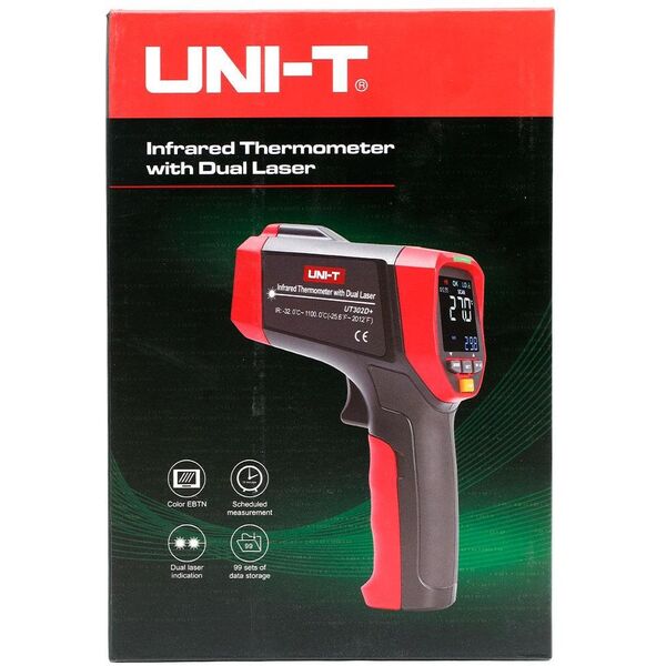 Υπέρυθρο θερμόμετρο -32°C έως 1100°C UT302D+ UNI-T