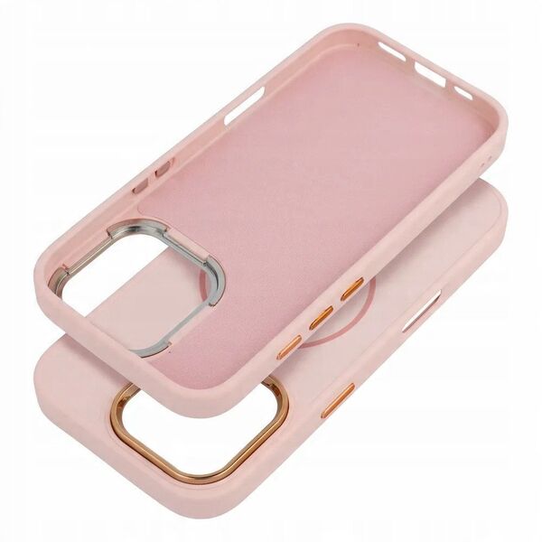 Θήκη FRAME MAG COVER συμβατή με MagSafe για το IPHONE 14 PRO ροζ πούδρα