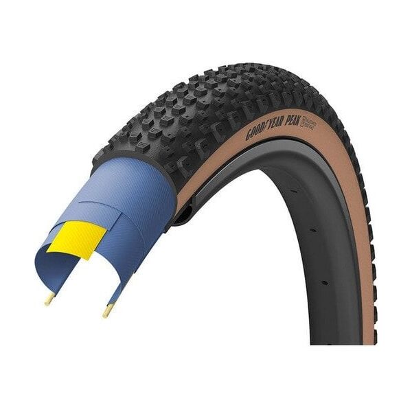 Opona GOODYEAR - Peak Gravel Ultimate Tubeless Complete 700x35/35-622 k. Blk/Tan