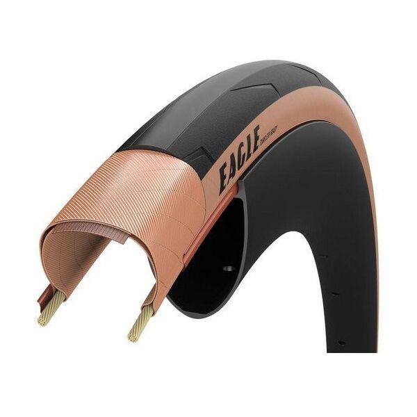 Opona GOODYEAR - Eagle Tubeless Ready 700x28/28-622 k. Blk/Tan