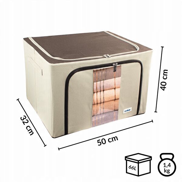 Auduma kaste Box L 50x40x32cm asorti  8000303315155