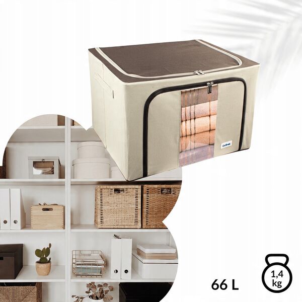 Auduma kaste Box L 50x40x32cm asorti  8000303315155