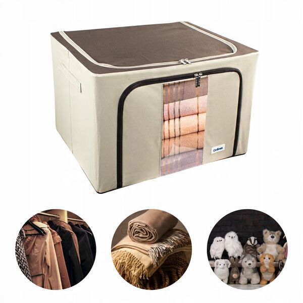 Auduma kaste Box L 50x40x32cm asorti  8000303315155