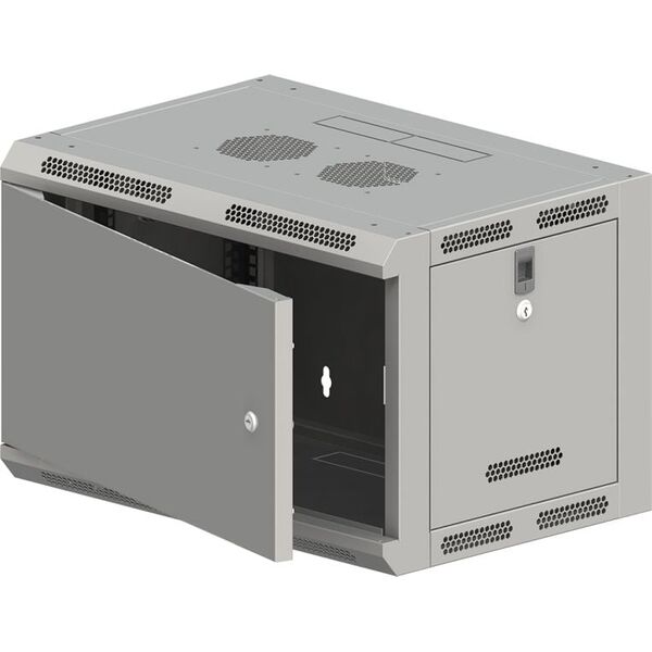 Szafa Q-Lantec Wisząca 19" 9U (SW-9U-600-500-N-DMJ-OP-RP-B-S)